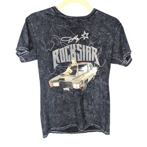 Y2K Dolly Parton Rockstar Tshirt lightning car graphic woman's size small